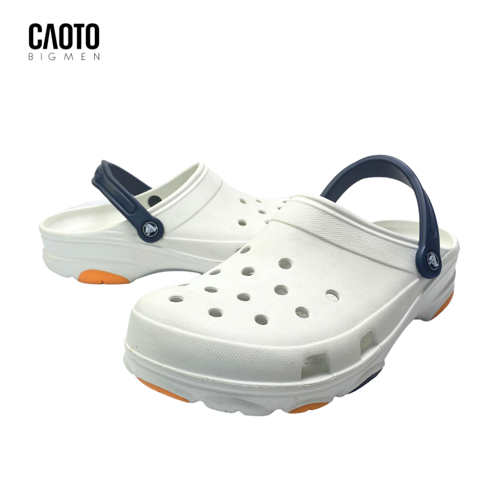 Dép Clog Crocs Classic Màu Trắng Cam Big Size Nam 45 46 47 48