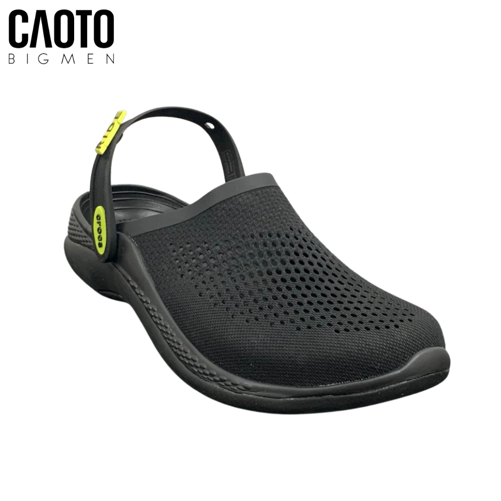 Dép ​​Clog Crocs Literide 360 Full Đen Big Size Nam