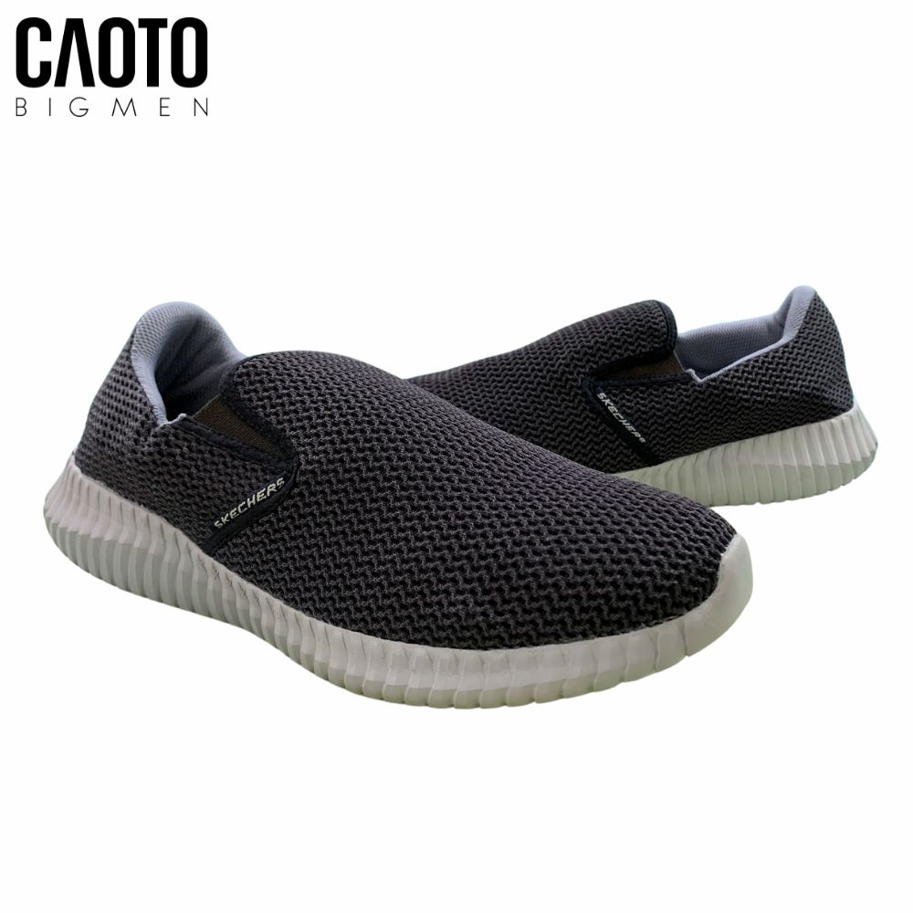 Giày Thể Thao Skechers Đen Đế Xám Big Size