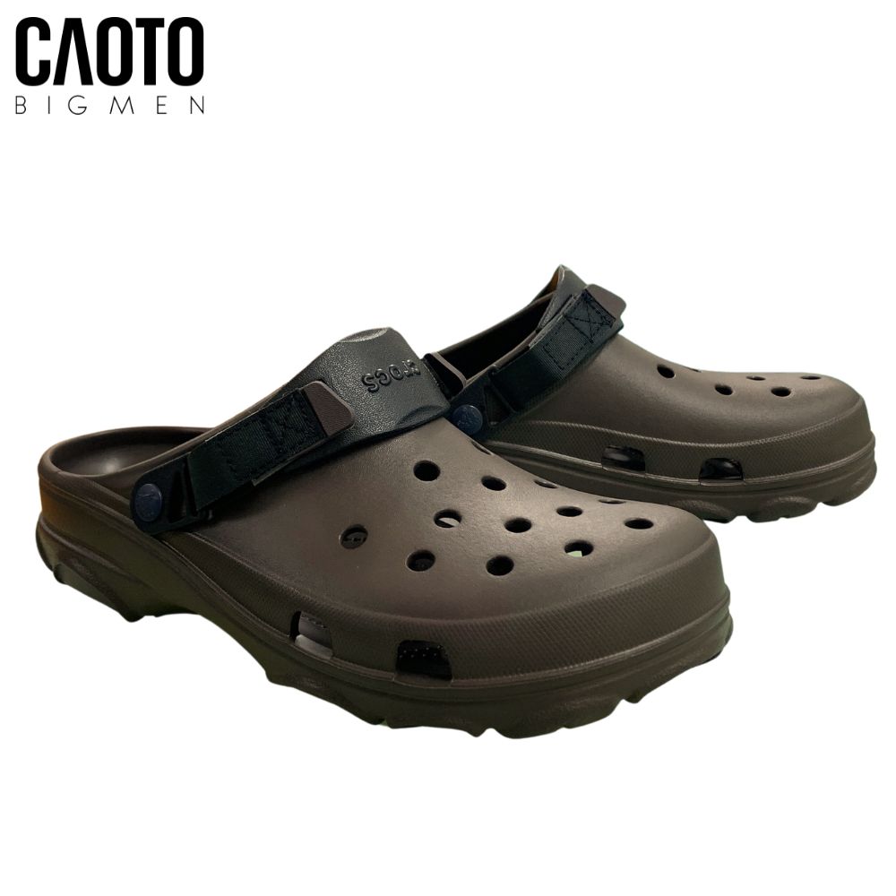 Dép ​​Clog Crocs Turbo Dark Brown Big Size