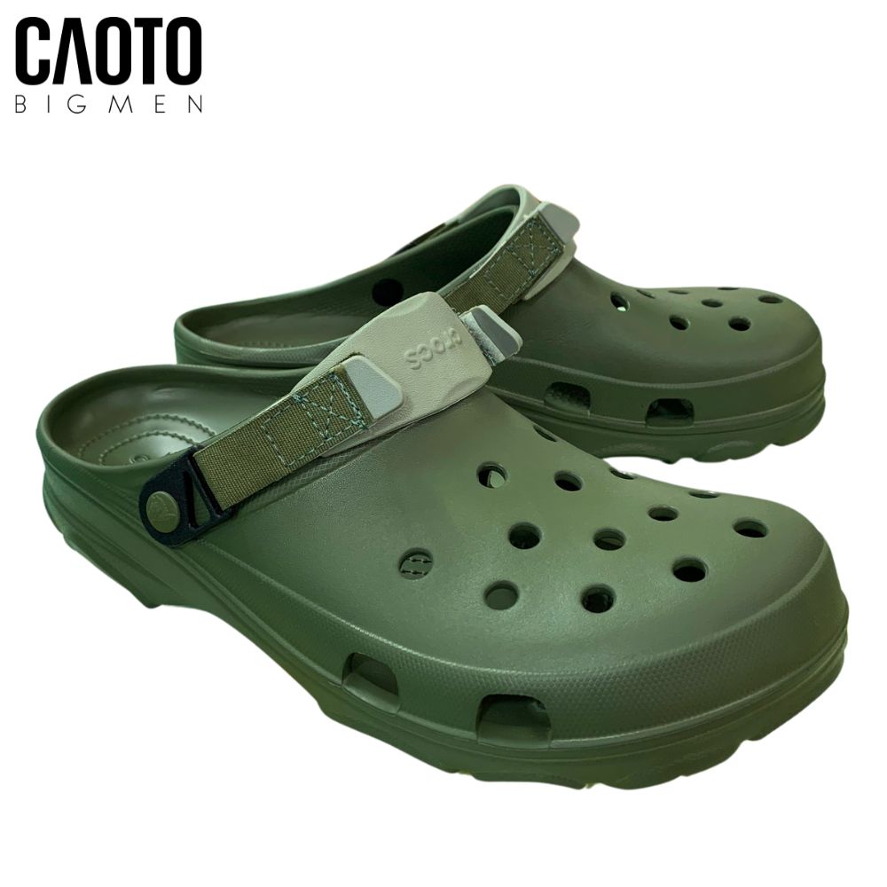 Dép ​​Clog Crocs Turbo Green Big Size