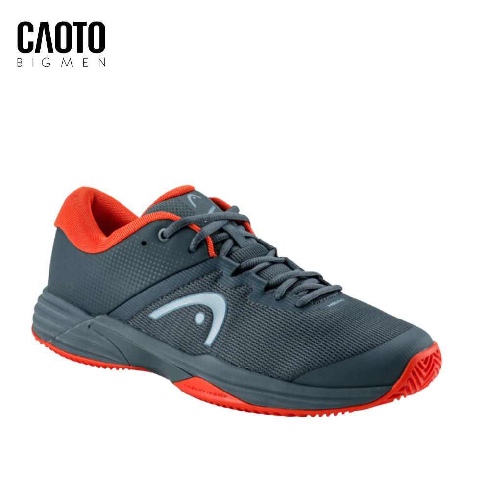 Giày Tennis Head Revolt Evo 2.0 Clay Dark Grey/Orange Big Size