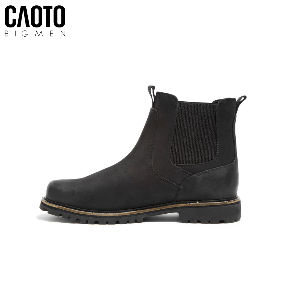Giày Chelsea Boots TOG 24 Đen Big Size