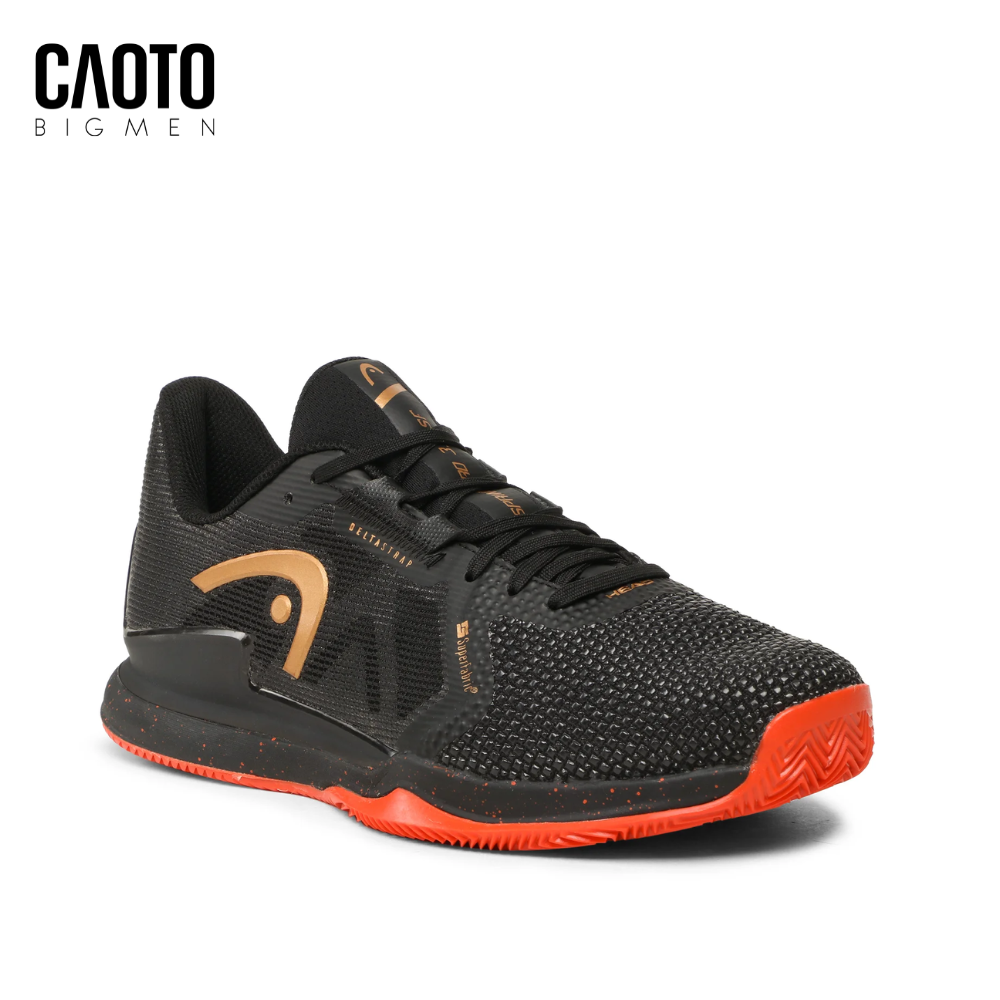 Giày Tennis Head Sprint Pro 3.0 Super Fabric Đen-Cam Big Size