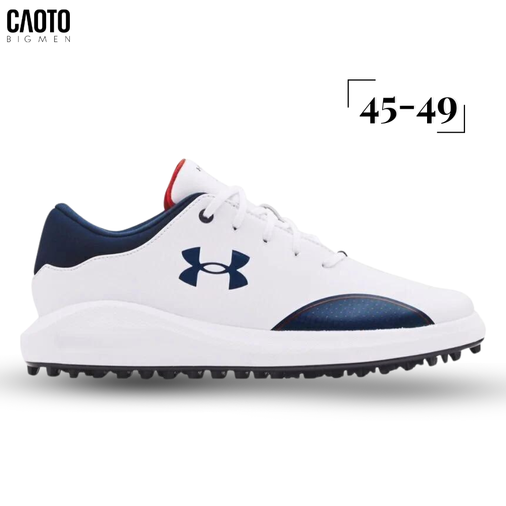 Giày Golf Under Armour UA Draw Sport SL White Junior Big Size