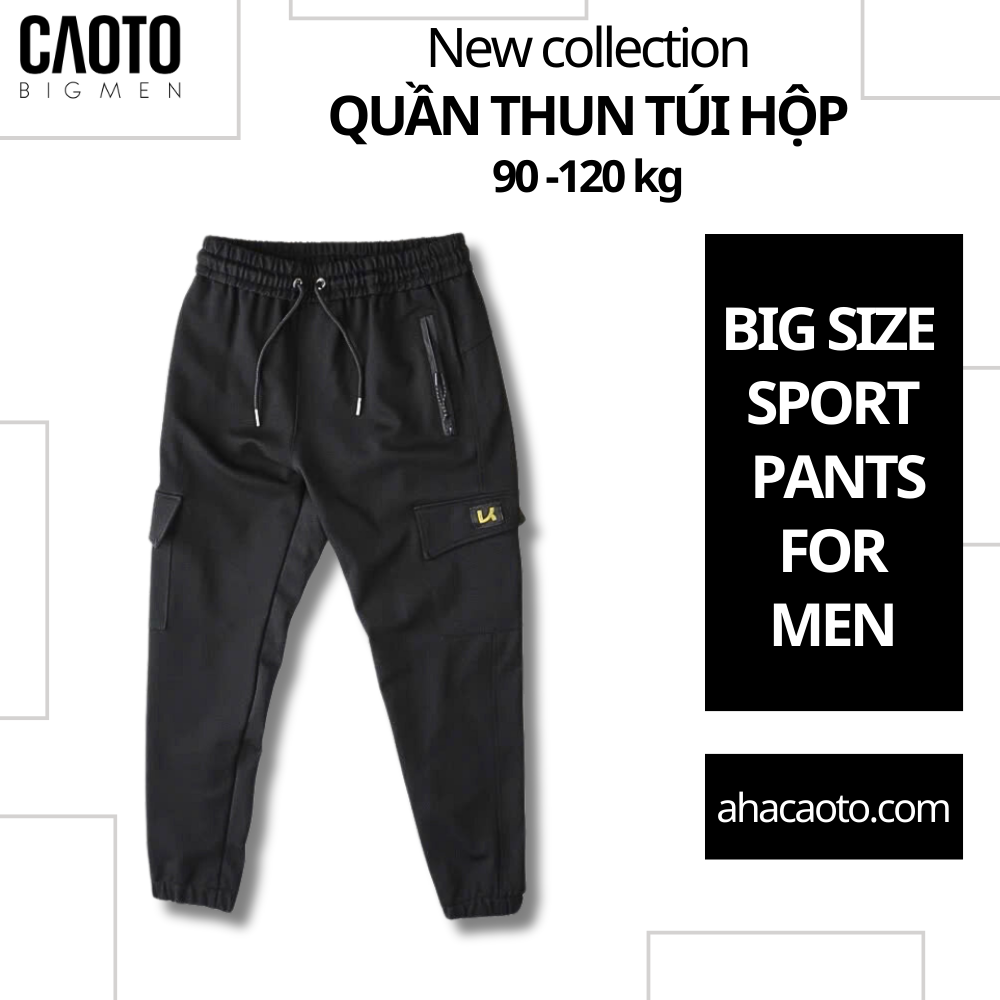 Quần Thể Thao Bo Túi Hộp Big Size 90-120KG (New Collection)