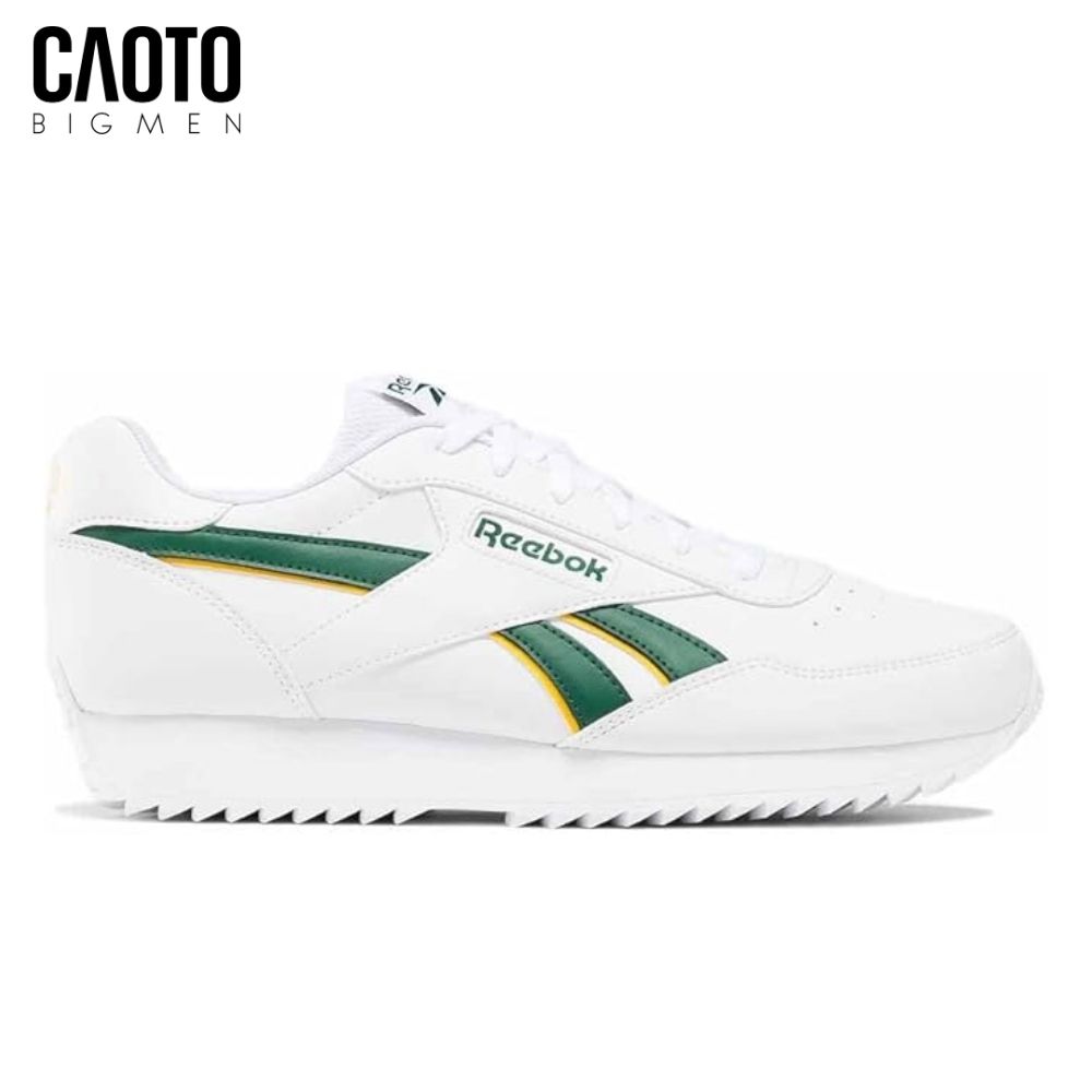 Giày Thể Thao Nam Big Size Rewind Run Ripple – Reebok Trắng/Xanh Lá Retro Running Size 45–50