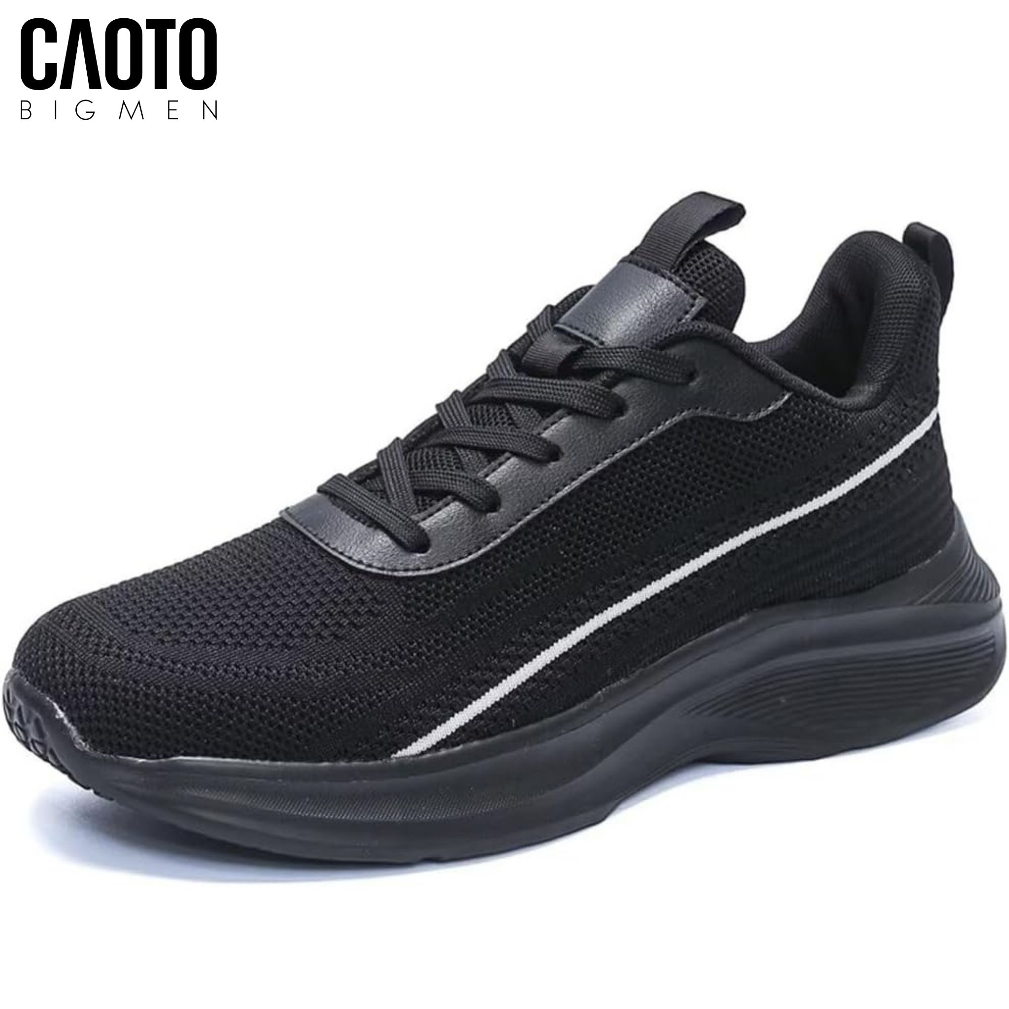 Giày Sneaker Nam Big Size Monarch Black Đệm Chắc Chắn Ổn Định Size 45-50