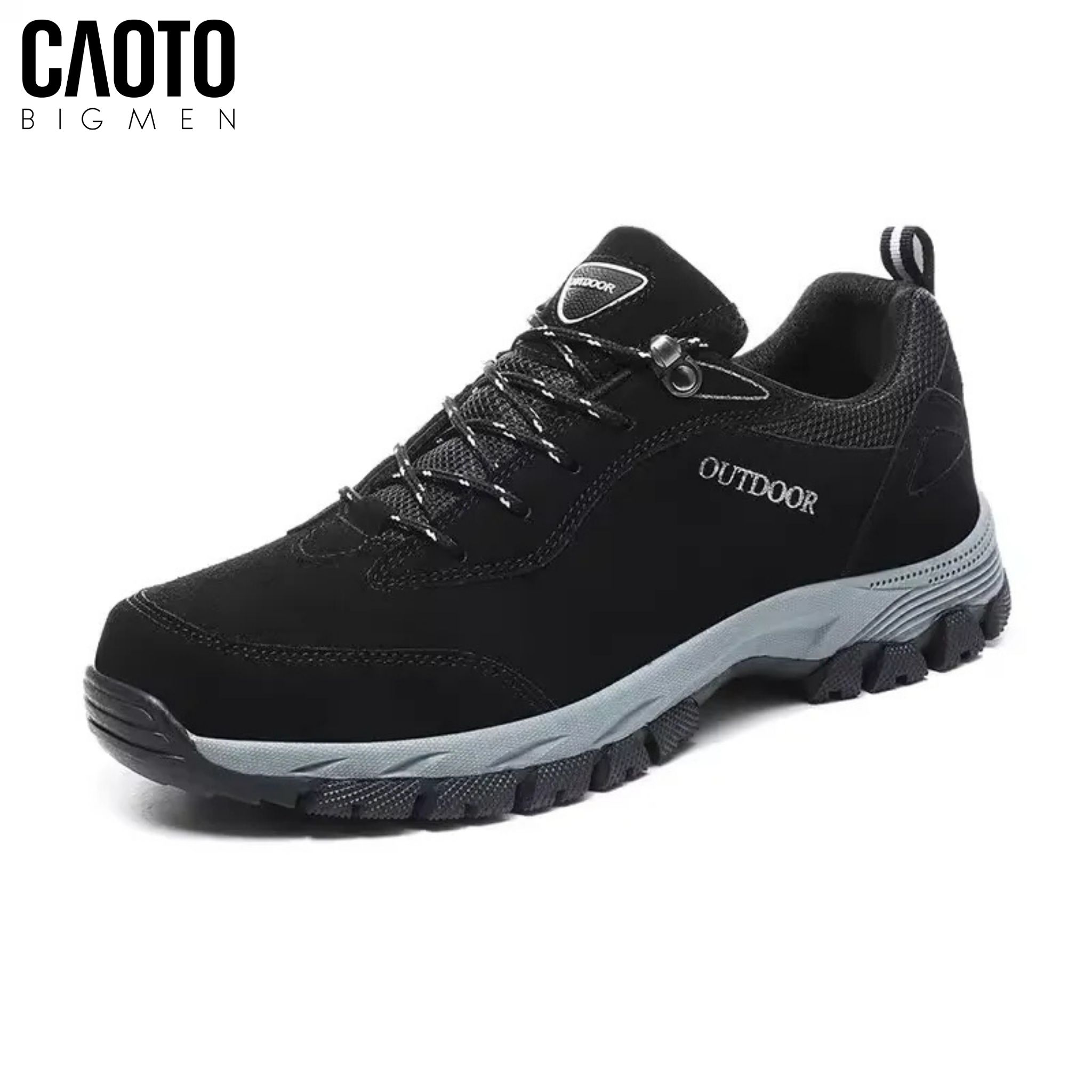 Giày Thể Thao Nam Big Size Trailmaster Black Đế Răng Cưa Bám Chắc Size 45-50