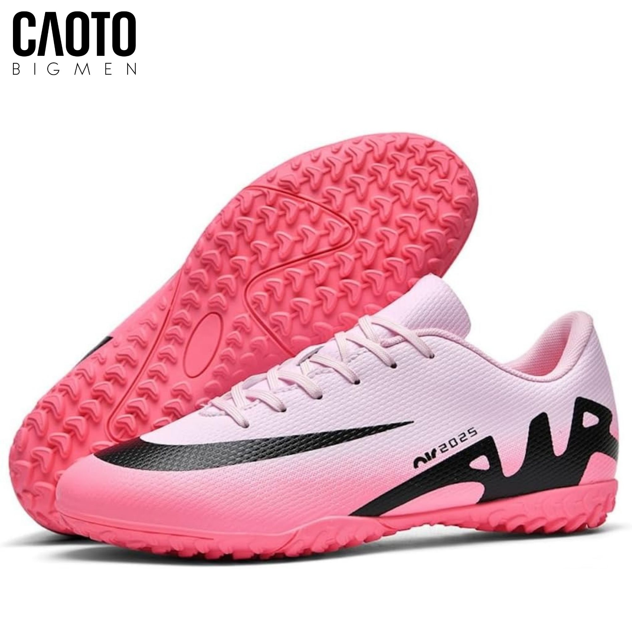 Giày Bóng Đá Nam Big Size Phantom Light Red Đế Bám Linh Hoạt Size 45-46