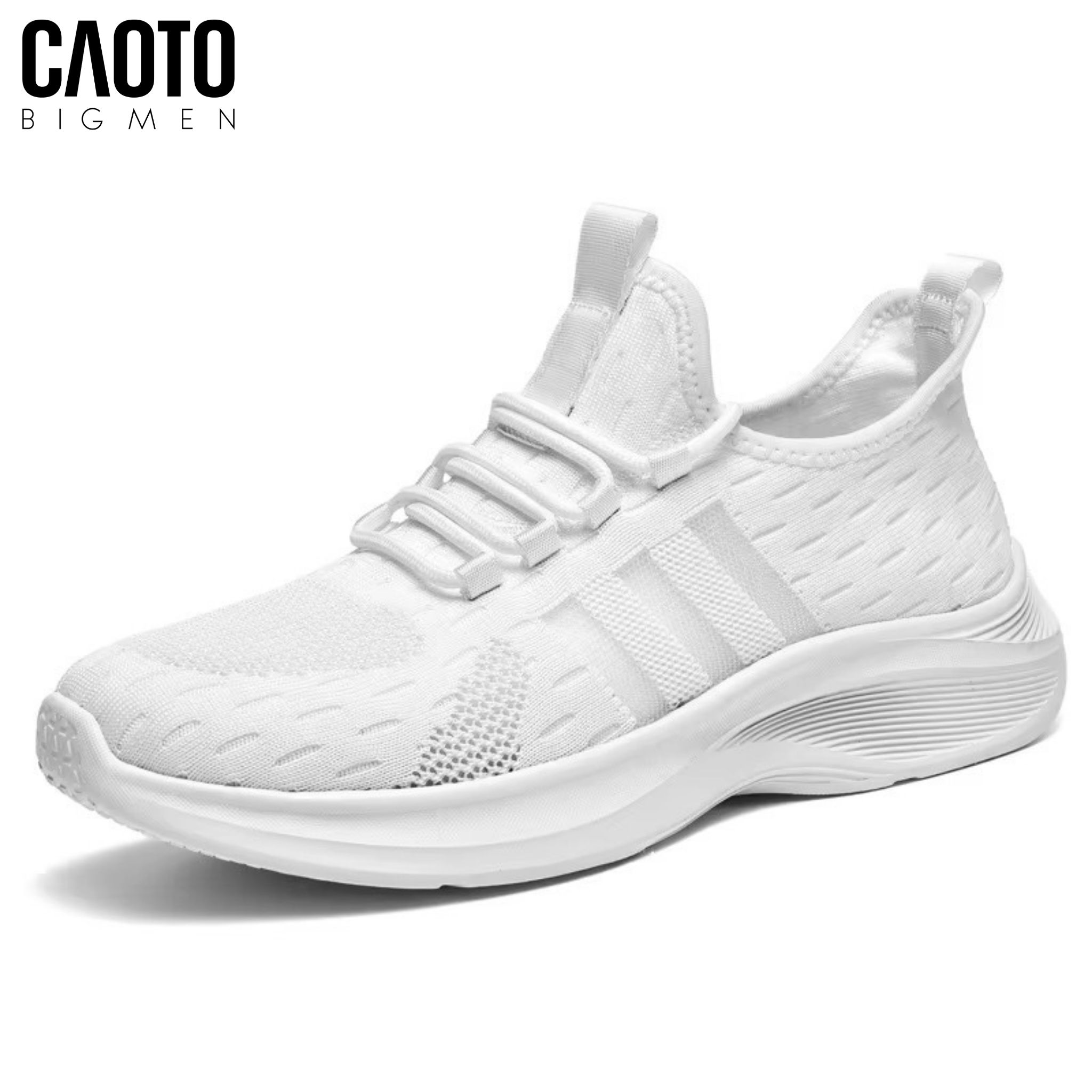 Giày Sneaker Nam Big Size Zenith White Vải Dệt Thoáng Khí Size 45-50