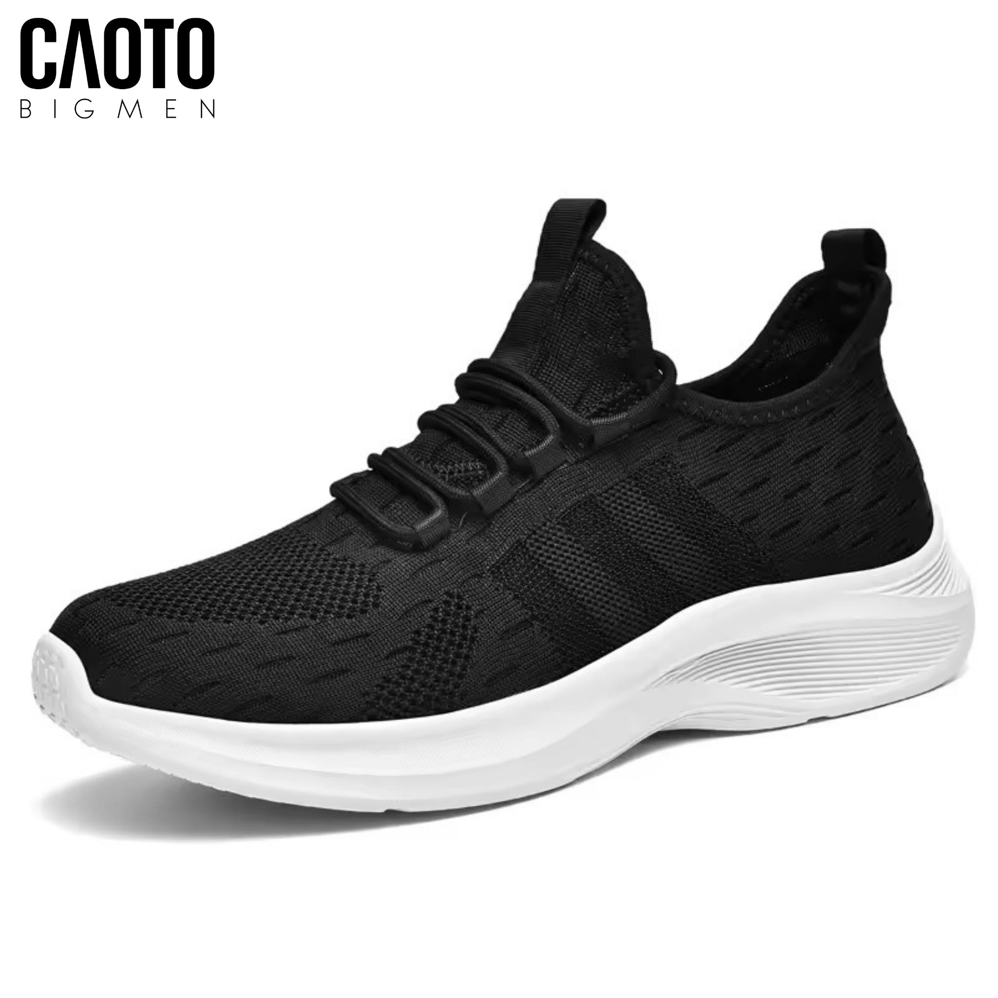 Giày Sneaker Nam Big Size Zenith Black Vải Dệt Thoáng Khí Size 45-50