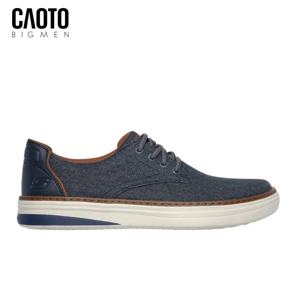 Giày Sneakers Nam Big Size Moreno Ederson – Skechers Navy Canvas Casual Size 45–50