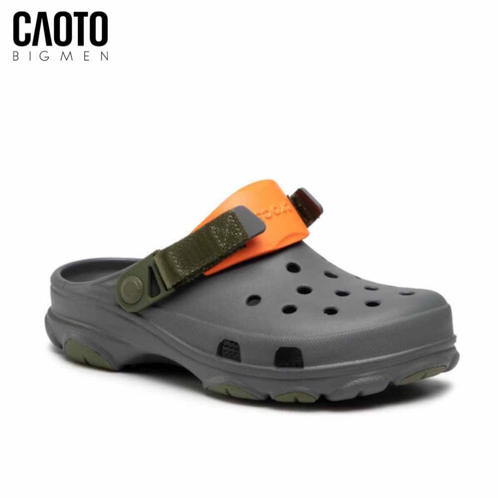 Crocs Nam Big Size Classic All Terrain Clog – Crocs Ghi Xám Dù Địa Hình Size 45–50
