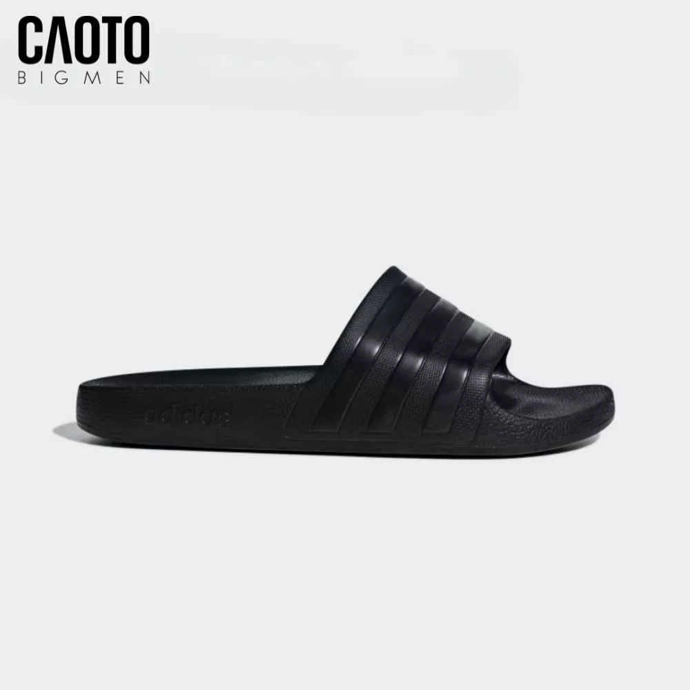 Dép Quai Ngang Nam Big Size Adilette Aqua Slide – Adidas Black Slip-On Size 45–50