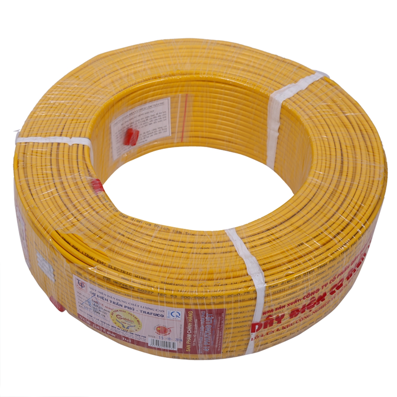 Dây Cadisun hai ruột mềm bọc đặc dạng ovan VCTFK 2x6 (200m _cuộn)