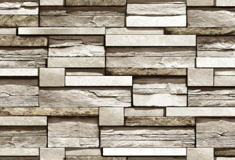 Mẫu giấy dán tường giả gạch, giả đá 3D đẹp