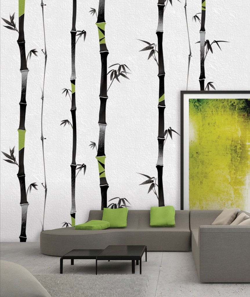 Chủ nhà như sống giữa thiên nhiên nhờ giấy dán tường