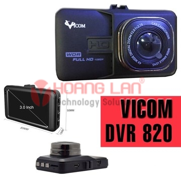 Camera hành trình Vicom DVR 820 (Camera Trước + Camera Lùi)