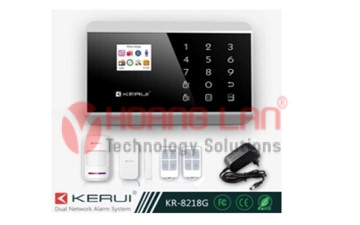 THIẾT BỊ BÁO ĐỘNG KHÔNG DÂY KENRUI - KR-8218G (GSM&PSTN)