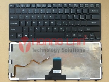 Bàn phím Laptop Sony SVE141 (Đen)