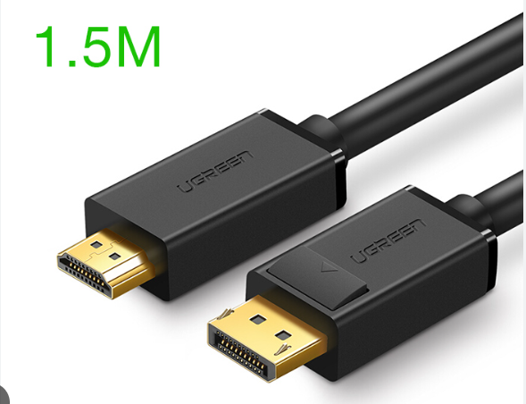 Dây Chuyển Đổi Displayport Sang HDMI Dài 1.5M Ugreen (10239)