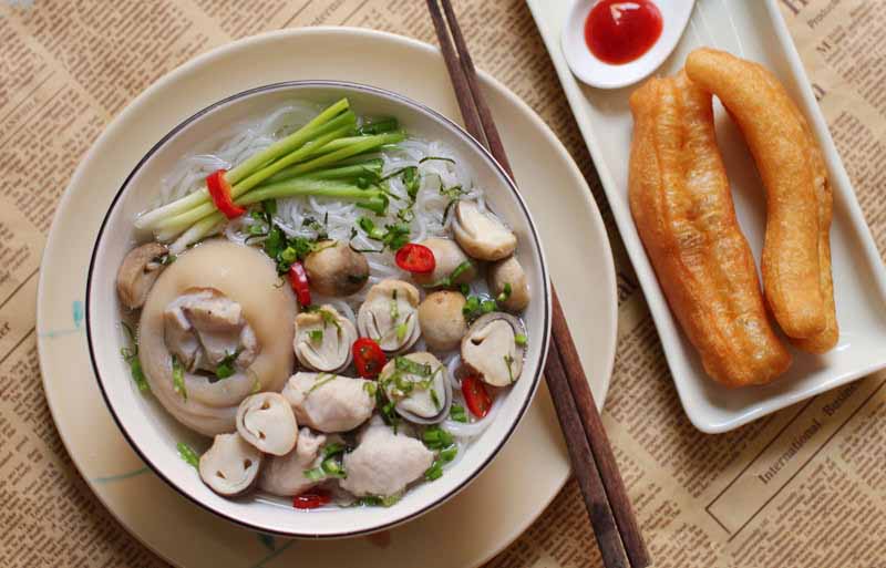 BÚN CHÂN GIÒ NẤM