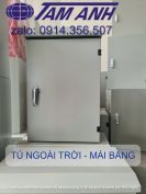 Vỏ Tủ 300x400x180 Ngoài Trời có Mái Phẳng. Vỏ Tủ Điện 30x40x18. Đã bao gồm chi phí đóng gói theo yêu cầu nhà vận chuyển