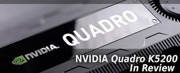 NVIDIA QUADRO K5200 I 2304 CUDA CORES I 2.6 TERAFLOP I 8GB GDDR5 ECCI 256 BITS I 192GB/S