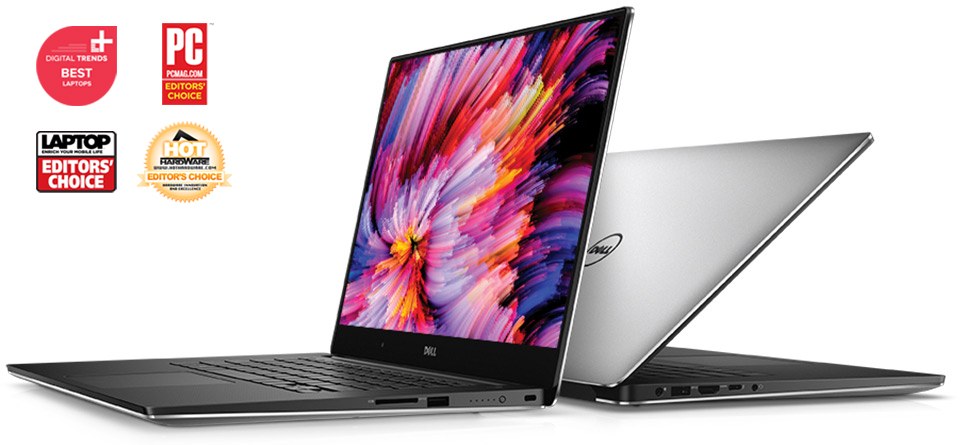 Dell XPS 15 9560, Màn hình 15.6' FHD/Core i7 7700HQ 2.8 GHz/8GB RAM/256GB PCIe SSD/NVIDIA GTX 1050 4GB