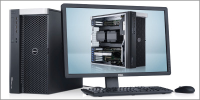 DELL PRECISION T7600; 2 XEON E5-2687W 3.1 GHZ/32 CPU/32GB/1TB/SSD 256GB/QUADRO K5000 4GB