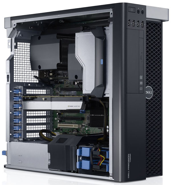 Dell Precision T5610, 2 x Xeon E5-2670V2 2.5GHz/40 CPU/32 GB/SSD 240GB/HDD 1TB/GTX 1070 8GB