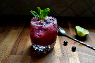 Blackberry Vanilla Mocktail