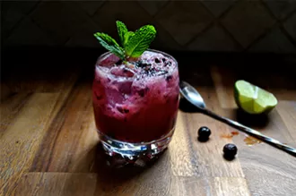 Blackberry Vanilla Mocktail