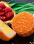 Bánh Trung thu gấc đậu xanh