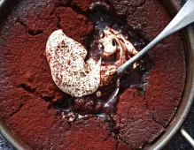 Self-saucing chocolate pudding