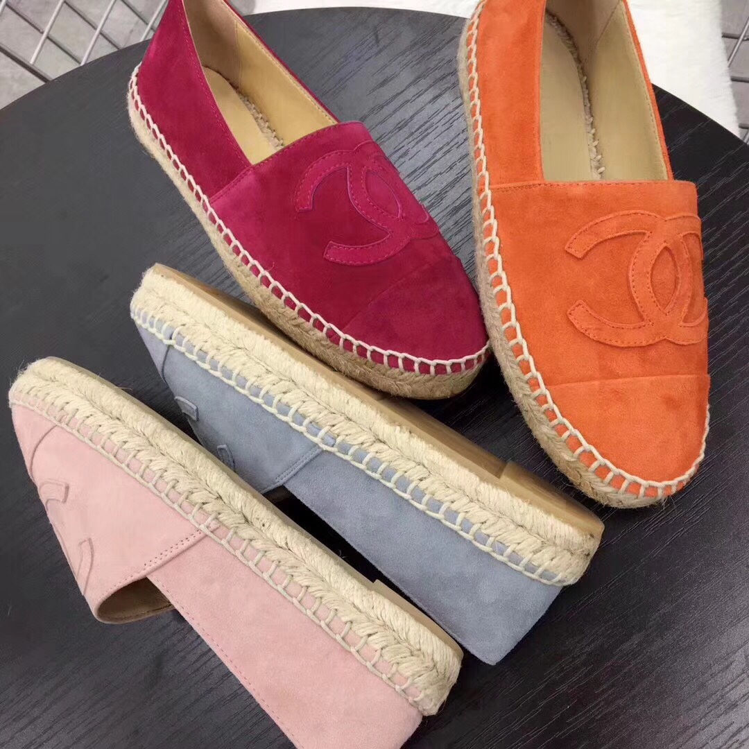 giày chanel đế cói