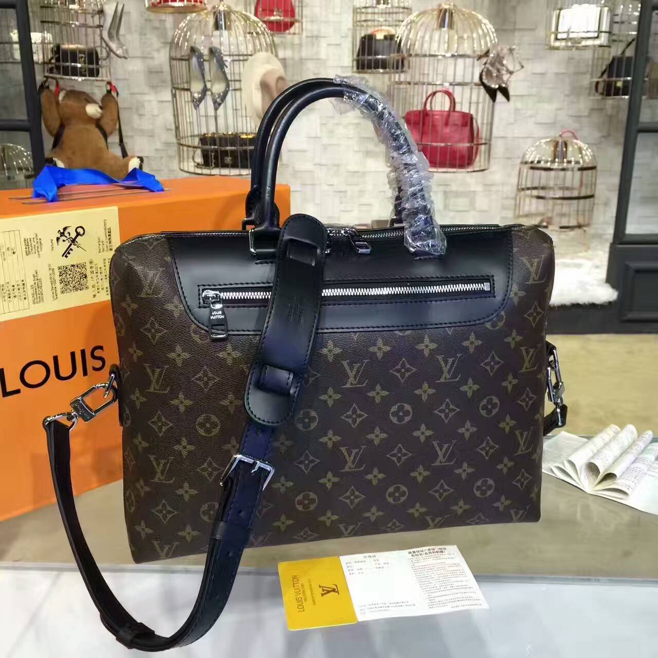 Túi Xách Louis Vuitton Monogram Macassar Documents Jour-M54019-TXLV022