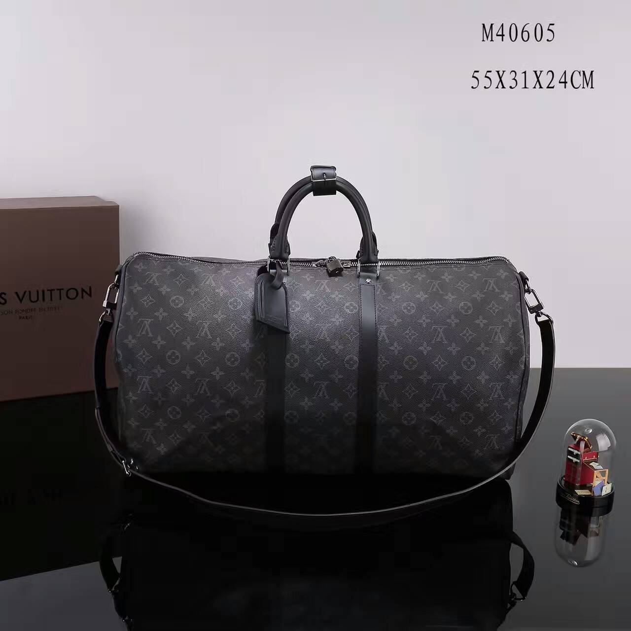 Túi xách Louis Vuitton Keepall 55CM Bandouliere-M40605-TXLV037