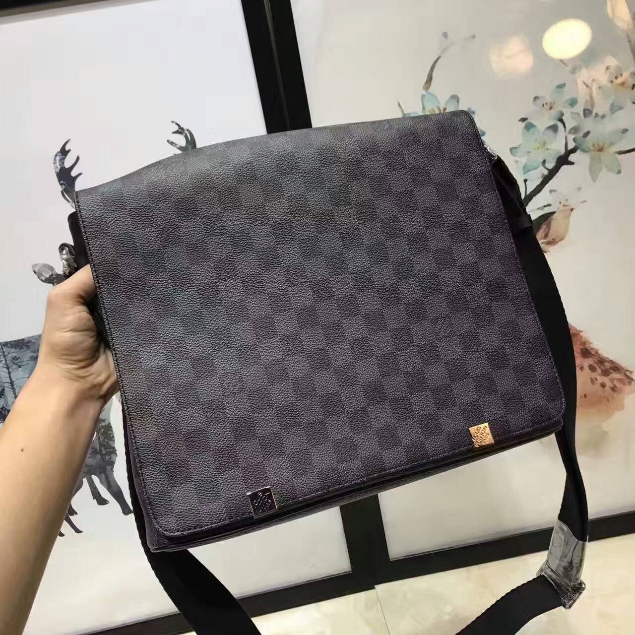 Túi Xách Louis Vuitton Damier Graphite District-Pm-N41030-TXLV065