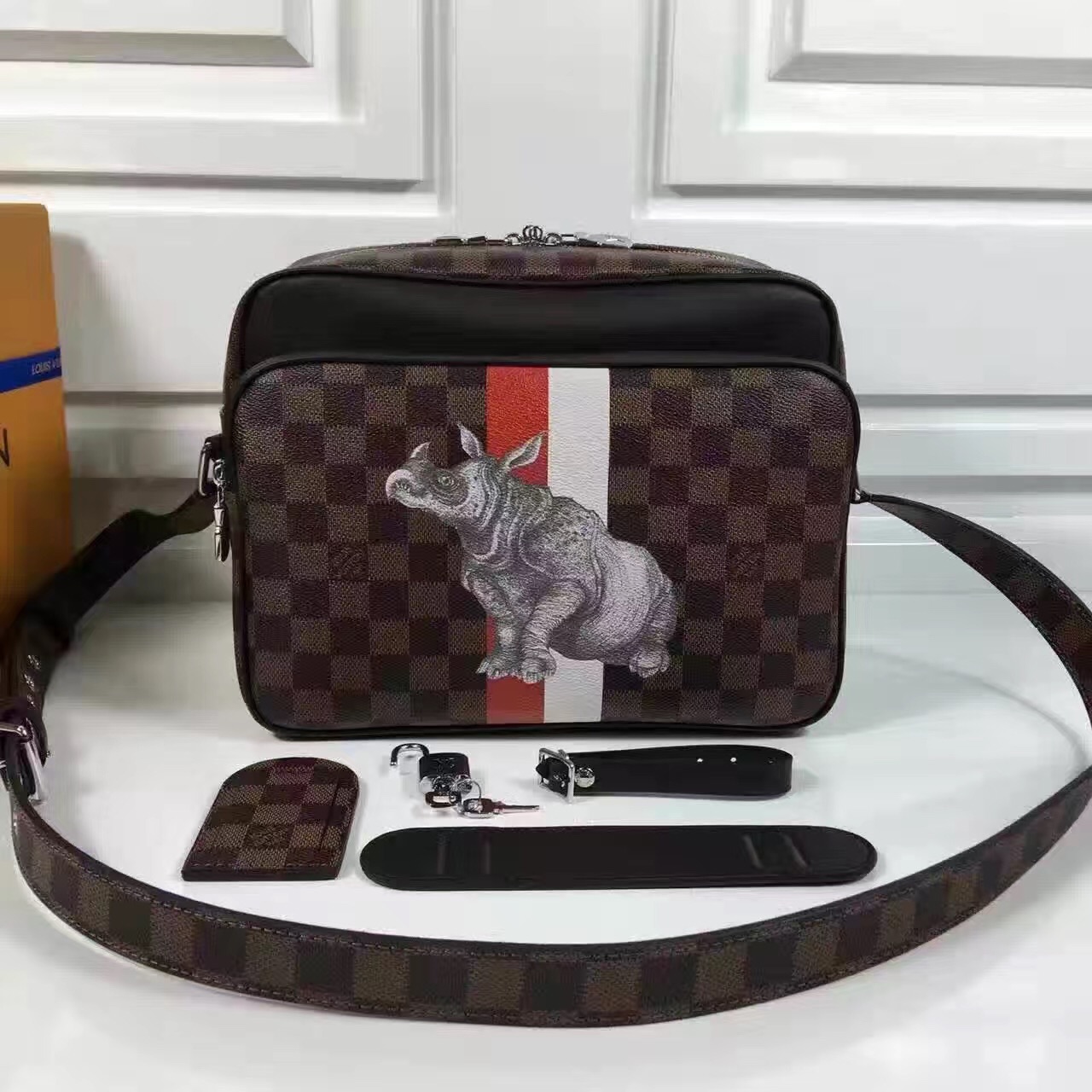 Túi Xách Louis Vuitton Damier Canvas NIL PM Bag-N42704-TXLV072