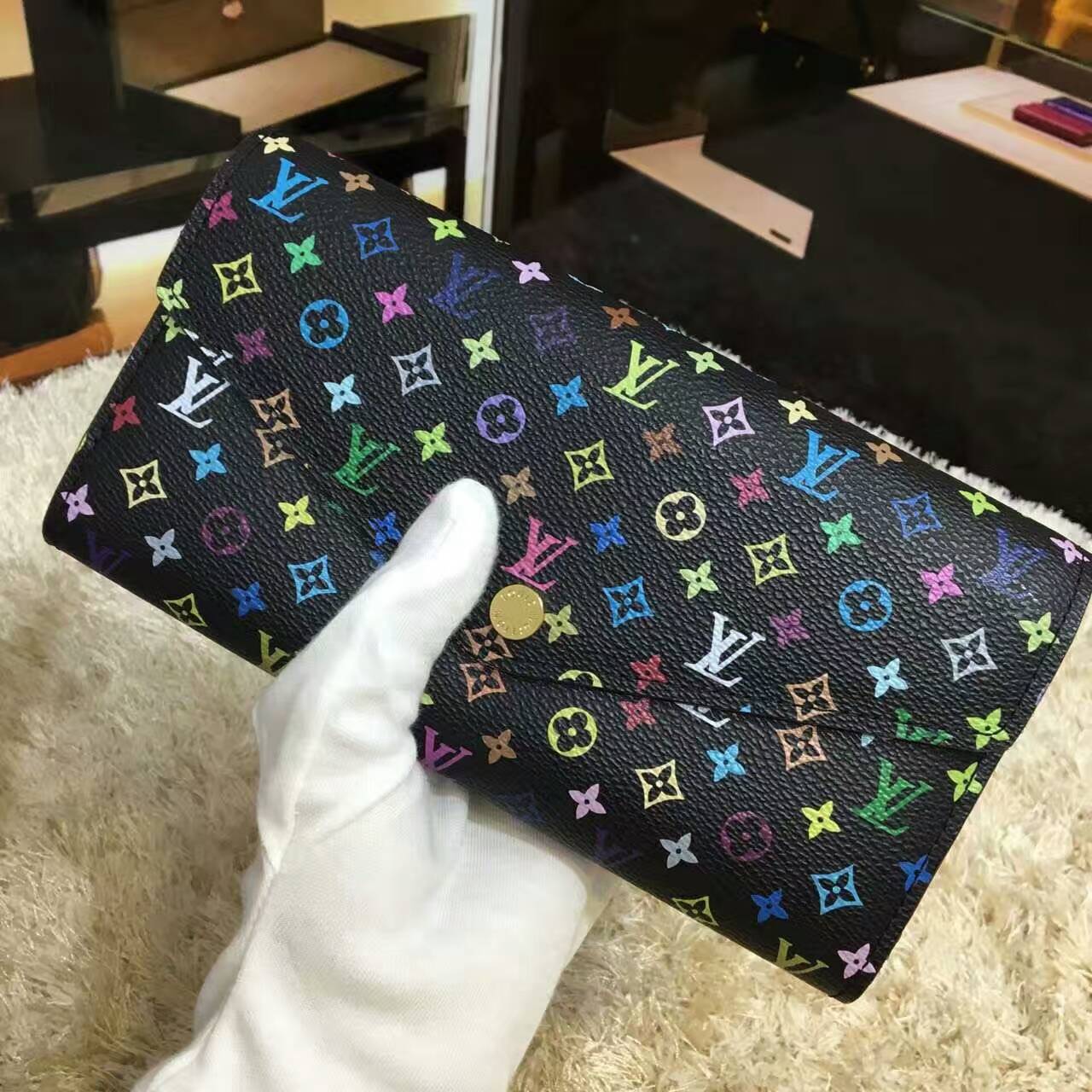 tui-xach-Louis-vuitton-monogram-multicolor-sarah-wallet-M60667-txlv126(6)