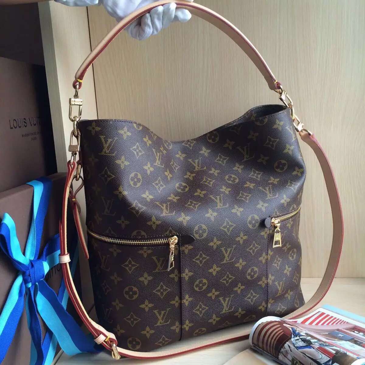 Túi Xách Louis Vuitton Monogram Canvas Melie Bag-M41544-TXLV080