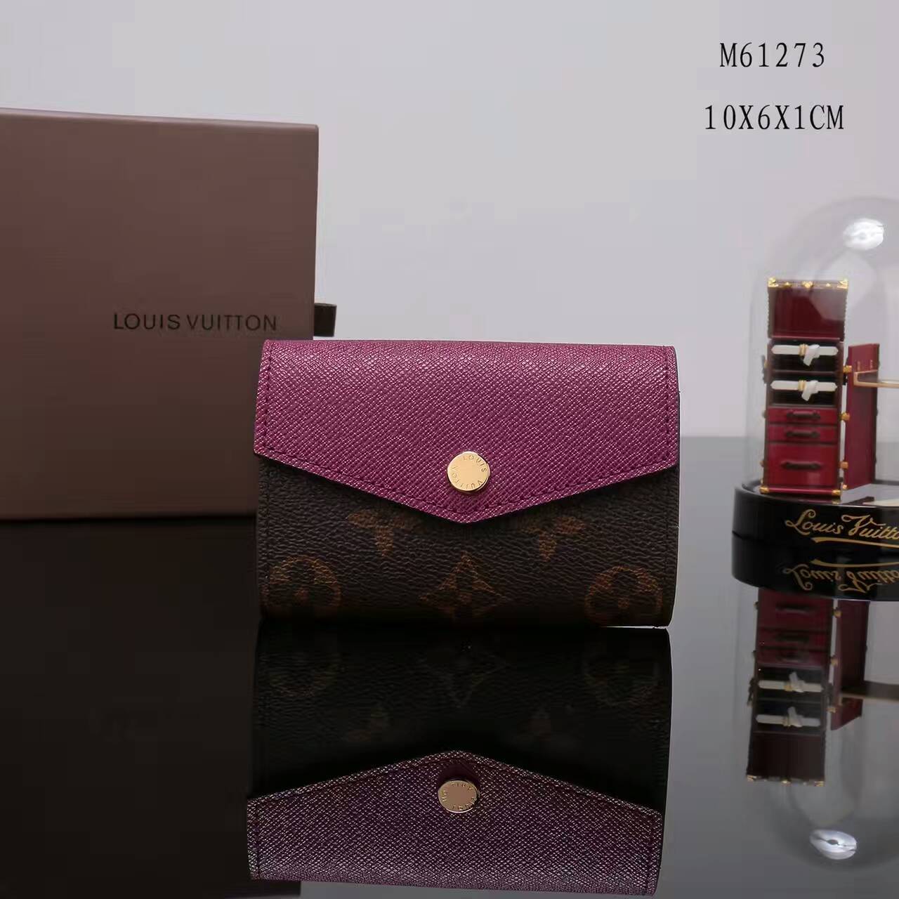 Ví Nữ Louis Vuitton Monogram Sarah Multicartes-M61274-VNLV119