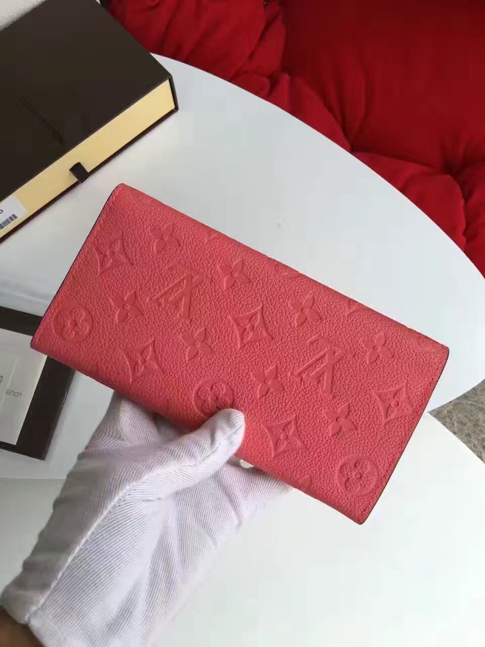 Louis vuitton monogram Emilie Wallet-M62371-txlv187(1)