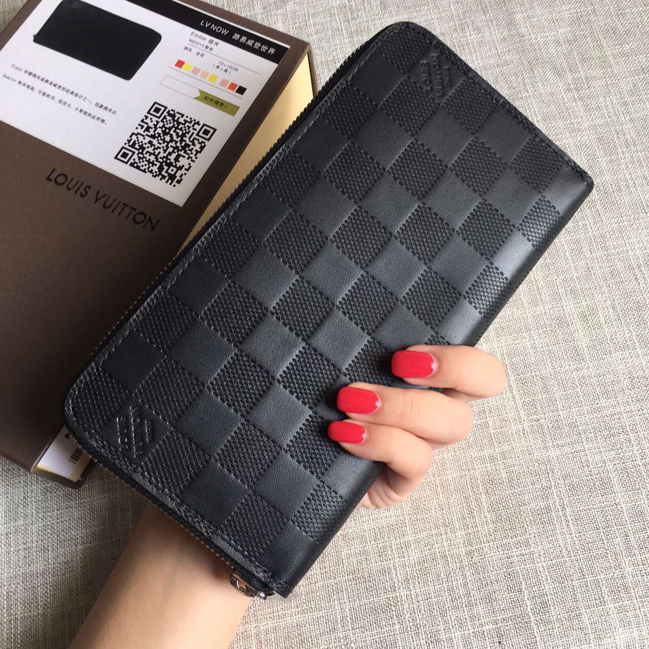 Louis vuitton leather Vertical Zippy Wallet-N63548(2)