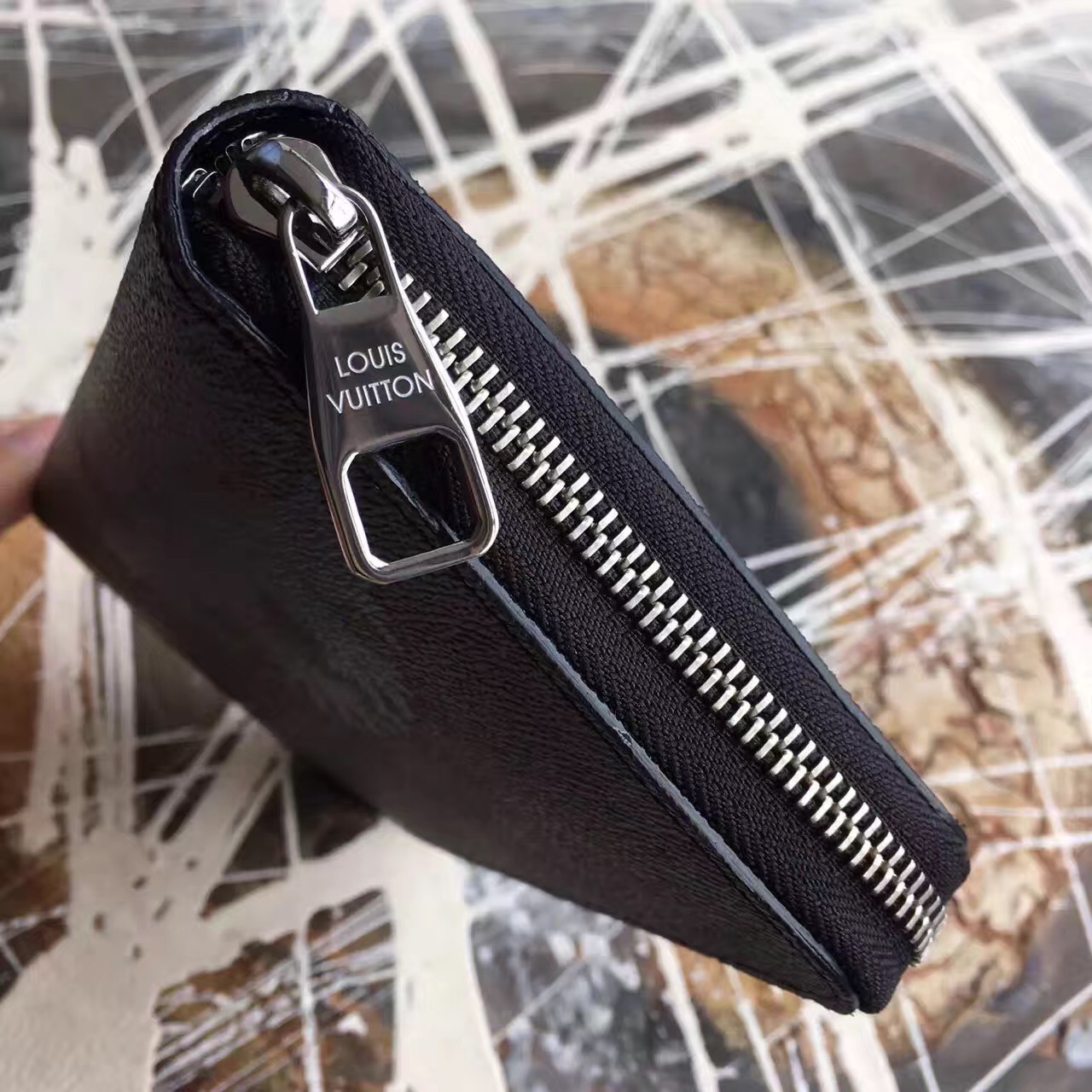 Louis vuitton Damier Graphite zippy-organizer-N41683-txlv150(4)