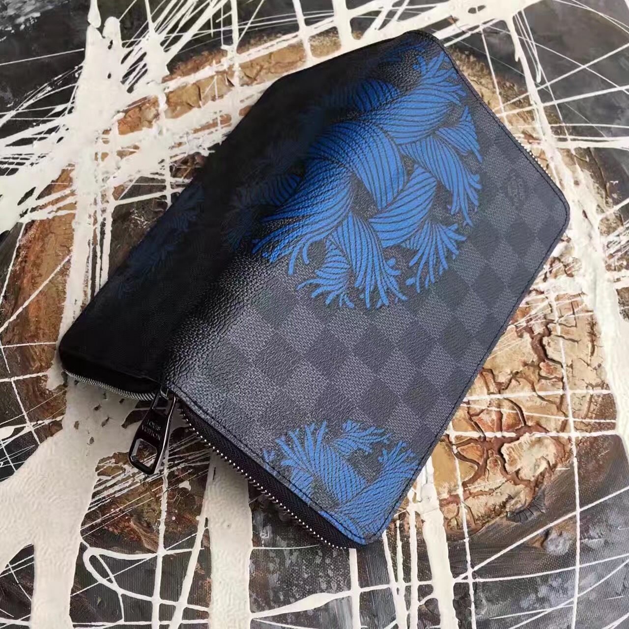 Louis vuitton Damier Graphite zippy-organizer-N41683-txlv150(5)