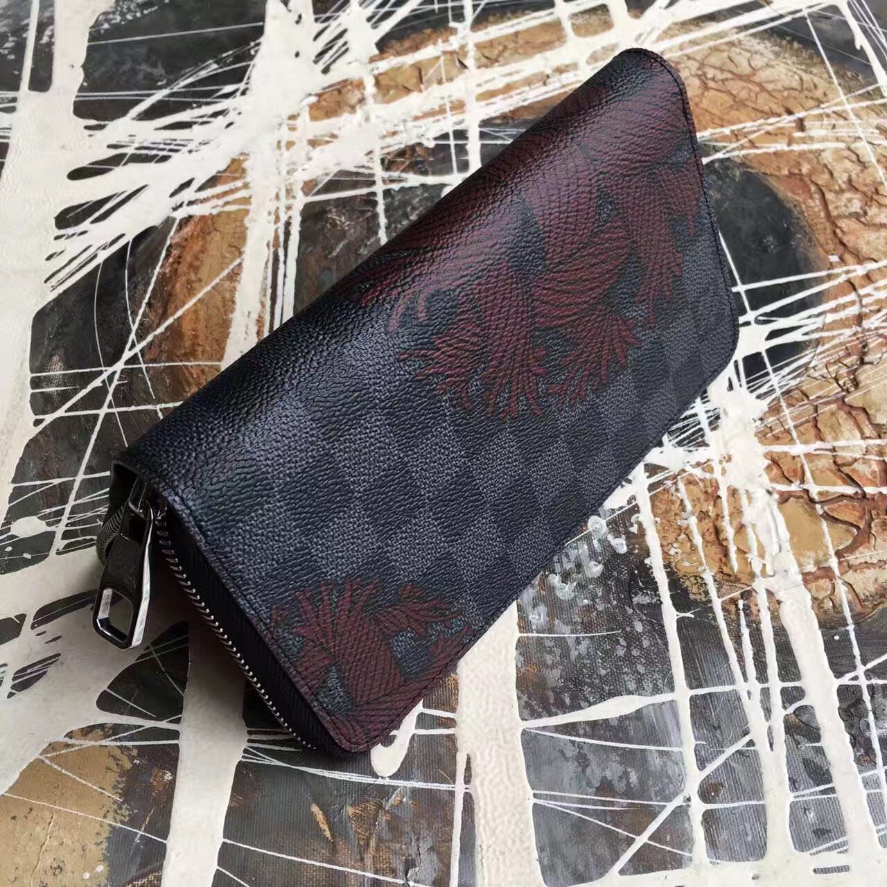 Louis vuitton Damier Graphite zippy-organizer-N41683-txlv150(10)