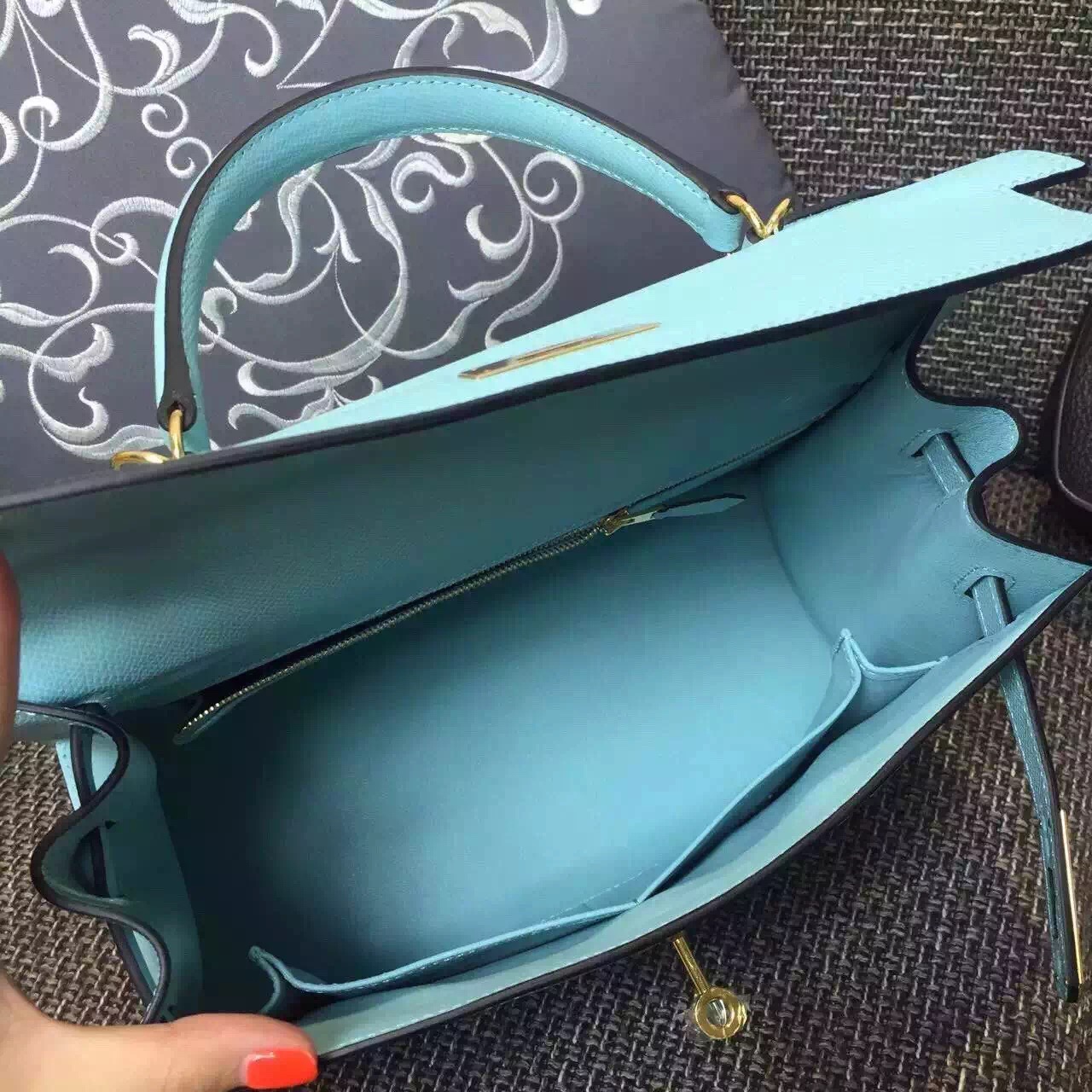 Hermes Selliner Kelly Epsom Leather top quality-HE50028 5